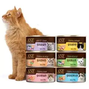 ANF 고양이캔 6종 95g x 24개 치킨 게맛살 연어 순살 새우
