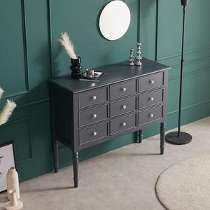 [밀키웨이] 아데나 엔틱 원형다리 9단 콘솔