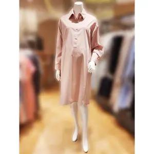 [마더피아](강남점)[와코루 마더피아]  반오픈셔츠면   임신전후원피스(ROP2030 LP