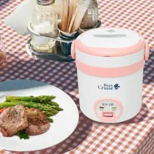 당일출고 1 2인용 미니 전기 보온 밥솥 BCR-230 휴대가능 반찬통포함 직장인 캠핑용 간병인추천
