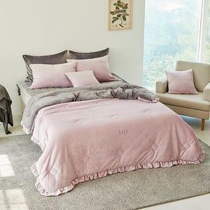 [갤러리아] 극세사 고갱 핑크[6온스] 퀼트이불 싱글