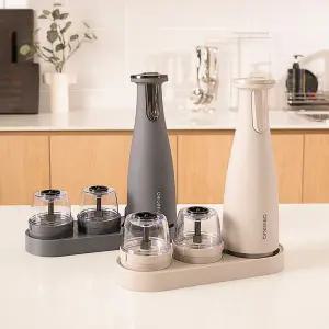 [비밀특가] 오리지니크 후추그라인더 깨갈이 소금 통후추 깨 전동 그라인더 페퍼밀 풀세트