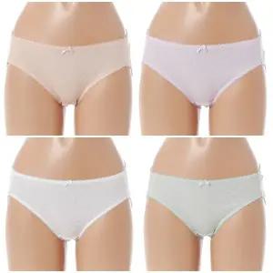 [롯데백화점]비비안 면스판 눈꽃 엠보싱 데일리팬티 4종 PT7247