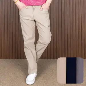 [중년의 품격]여름 남성 옆주머니 허리 통밴딩 사방스판 바지