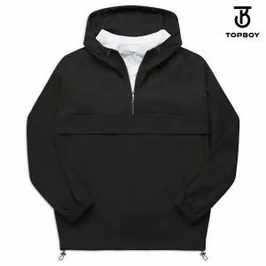 [하프클럽/탑보이]빅사이즈 스트링 반집업 아노락 후드티 (SA026)