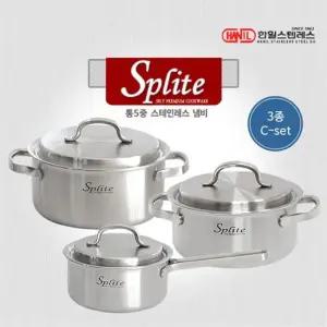 한일 스플릿 IH 통5중 냄비 3종(16편+18+20)