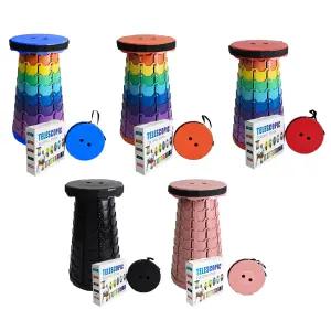 비셀리움 자바라 접이식 아코디언 폴딩 롯데월드 줄서기 플라스틱 무지개 의자