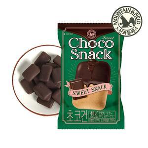 [산과들에] 초코건빵 20+5봉 (총25봉) / 초콜릿 간식 건빵 과자 대용량