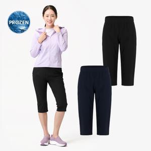 여성 트리코트 7부 팬츠 Q225-4621-22