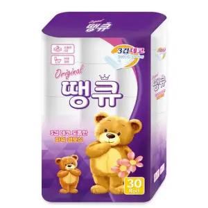 오리지널 땡큐 30롤 1팩 두루마리 휴지 화장지