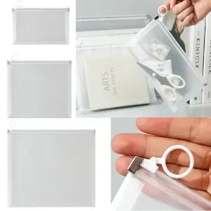 올짱 다용도 지퍼백파우치 투명지퍼백 서류보관