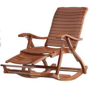 대나무 흔들 의자 스윙 무중력 거실 체어