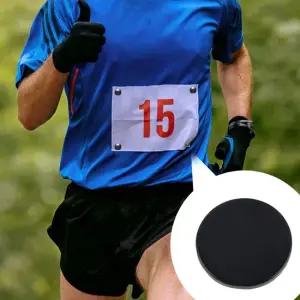 마라톤 배번호 고정 클립 러닝 번호표 유니폼 부착 배번표 레이스 빕버튼