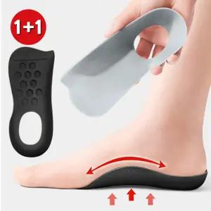 비엠 아치형깔창 (2세트) 보조 기능성 평발 교정 아치인솔 오다리 비엠 족저근막염 군대 군인깔창 자세교정