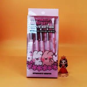 스튜디오17 망곰 아이메이크업 브러쉬 세트 섀도우 + 블렌딩 + 스머지 + 디파이닝 + 듀얼아이브로우 도매수