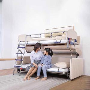 2인 소파 던지기 패브릭 다목정 겸용 그레이 2인용 이층 다목적 2층소파침대 인텐스