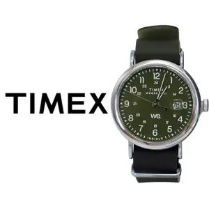 타이맥스 국내재고 위켄더 가죽 군인 남자 손목시계 TW2W87000