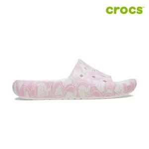 [하프클럽/크록스]클래식 듀크 프린트 슬라이드 V2 공용 슬리퍼 209991-6WY