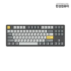 한성컴퓨터 GK797PRO 스페이스블랙 문라이트 도독갈축 35g 유무선키보드