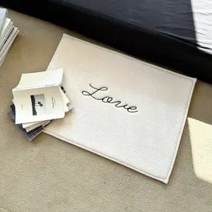 국산 폭신 러브 발매트 1cm 메모리폼 내장 욕실매트 욕실용품 c