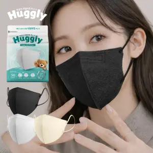 [200매] 허글리 데일리핏 KF94 새부리형 컬러 마스크