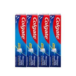 콜게이트 맥시멈 캐비티 프로텍션 그레이트 레귤러 플레이버 치약 200g x4개