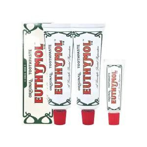 [ EUTHYMOL ] 유시몰 오리지널 핑크 치약 120g 2개+20g