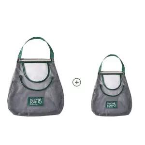 1+1 중형 특대형 이중포켓 야채망 양파망 감자망 채소 보관망