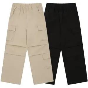 에꼴리에 세이브존03 틴톡 멀티 포켓 파라슈트 카고 바지  25OT251-BE/BK