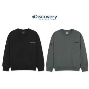 [디스커버리키즈](김해점)정상가 69000원 우븐 하이브리드 포켓 트레이닝 맨투맨