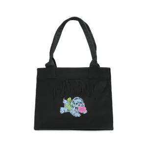 여성 라지 이지 쇼퍼 포켓 도그 프린트 토트백 팬텀 A7158-252