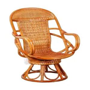 천연 등나무의자 가정 좌석 등받이 발코니 라운지 회전 식물 의자 노인 안락 무중력 독서 1인
