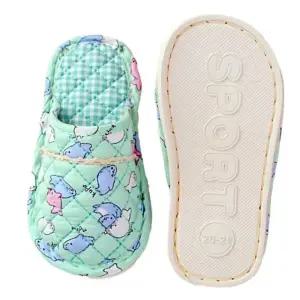 아동 유아 키즈린넨패브릭 순면 층간소음 가벼운 면실내화 (WFJWWZG)