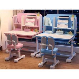 초등학생 책상 의자 세트 우드 책걸상세트 높이 60x40cm 시스템 그레이 바른