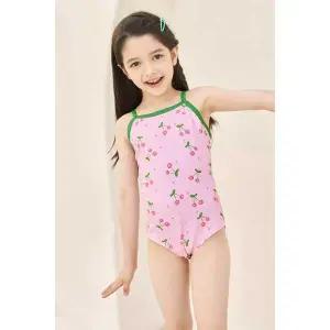 [르망고] Milk Cherry_Girl (4446) 초등 여아수영복 생존수영 키즈 어린이 주니어 래쉬가드 실내수영복