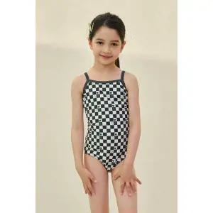 [르망고] Waffle Bunny_Girl (4443) 초등 여아수영복 생존수영 키즈 어린이 주니어 래쉬가드 실내수영복