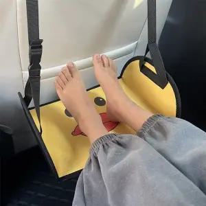 뒷좌석 다리 지지대 차량용품 발받침대 사무실 책상발판 다리받침 (WFK5N31)