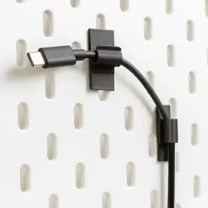 이케아 타공보드 타공판 케이블 고정 홀더 클립 스코디스 페그보드 악세사리