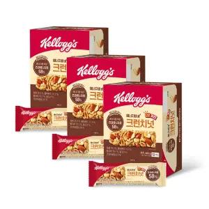 켈로그 에너지바 더커진 크런치넛 40g X 12개입 3박스