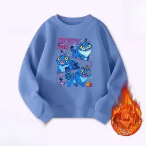 케이팝 데몬헌터스 후드티 맨투맨 더피 기모 플리스 호랑이 가을 라운드 케데헌 티셔츠