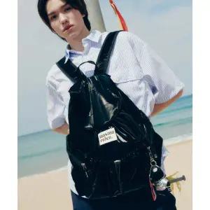 마스마룰즈 MASMARULEZ String f랩 LAP backpack _ Glittery black 5009668632 330422