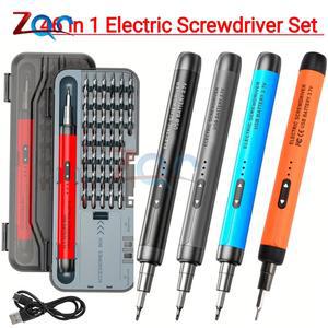 충전스크류드라이버 DC3 2V 전기 스크루 드라이버 세트 정밀 전동 공구 키트 모바일 컴퓨터 수리 CRV 충전식 무선 미니 비트