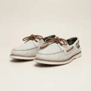 MALBON X SPERRY 모카신 보트슈즈 IVORY MAN)