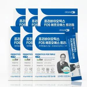 데이즈온 오한진 프로 프리 바이오틱스 유산균 FOS 트리플 6개월
