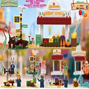 주토피아 호환 블럭 미니 여우 완구 액자 피스 조립 어린이 선물 DIY 캐릭터