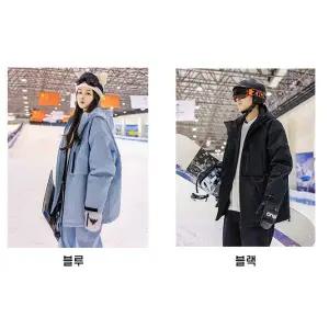 스포츠웨어 경량 방한 방수 방풍 스판 스키 스노우보드 상하 커플세트 JC42
