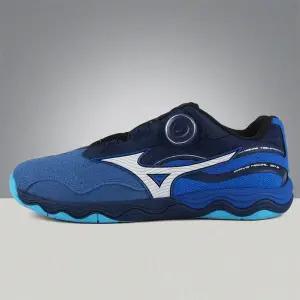 [미즈노] 탁구화 웨이브 메달 SP5 보아 (블루) 81GA241212