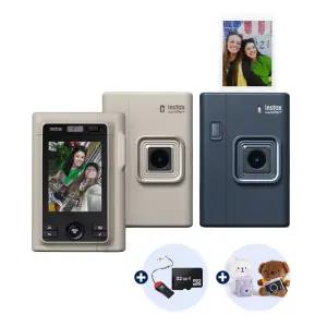[한국후지필름정품]인스탁스 미니 리플레이 플러스+메모리+키링 선물/하이브리드 즉석 카메라/포토프린트