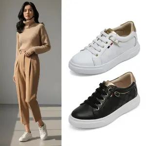 [잭앤질]잭앤질 소가죽 밴딩스트랩 스니커즈(JD5805S)