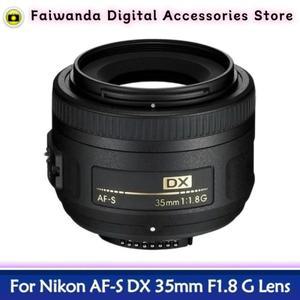 니콘 AF-S DX 35mm f1.8 G 렌즈 고정형 초 인워터 사진 대구경 SLR D90 D5300 D7000 카메라